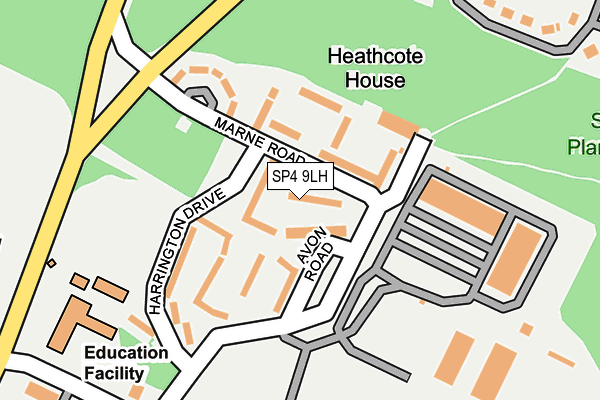 SP4 9LH map - OS OpenMap – Local (Ordnance Survey) SP4 9LH map - OS OpenMap – Local (Ordnance Survey)