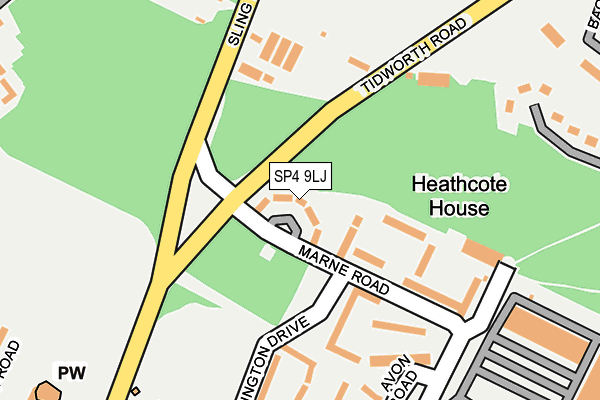 SP4 9LJ map - OS OpenMap – Local (Ordnance Survey) SP4 9LJ map - OS OpenMap – Local (Ordnance Survey)