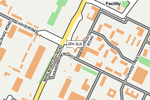 SP4 9LN map - OS OpenMap – Local (Ordnance Survey) SP4 9LN map - OS OpenMap – Local (Ordnance Survey)