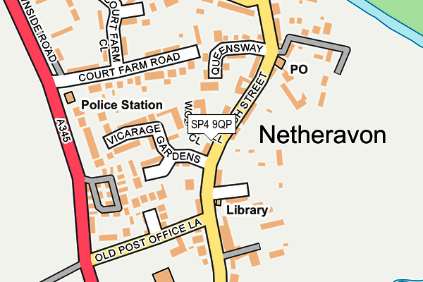 SP4 9QP map - OS OpenMap – Local (Ordnance Survey) SP4 9QP map - OS OpenMap – Local (Ordnance Survey)