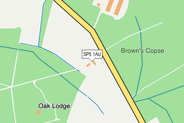 SP5 1AU map - OS OpenMap – Local (Ordnance Survey) SP5 1AU map - OS OpenMap – Local (Ordnance Survey)
