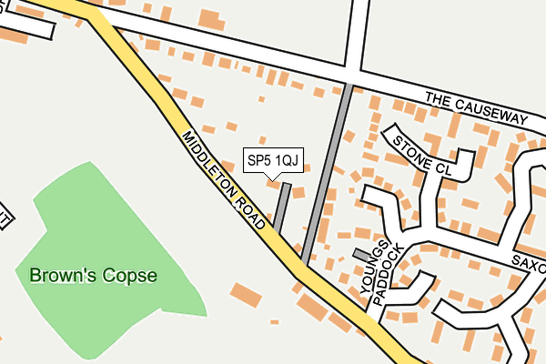 SP5 1QJ map - OS OpenMap – Local (Ordnance Survey) SP5 1QJ map - OS OpenMap – Local (Ordnance Survey)