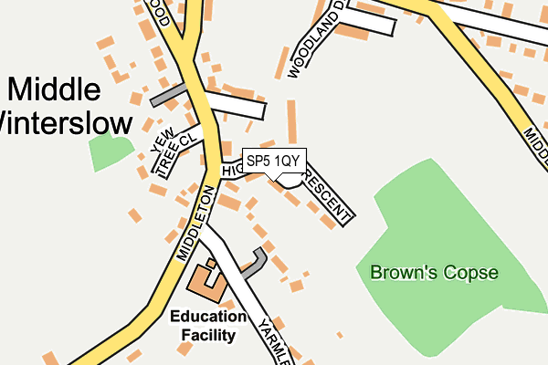 SP5 1QY map - OS OpenMap – Local (Ordnance Survey) SP5 1QY map - OS OpenMap – Local (Ordnance Survey)