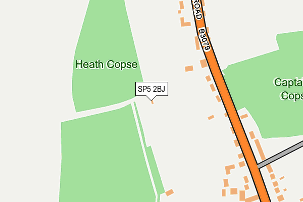 SP5 2BJ map - OS OpenMap – Local (Ordnance Survey) SP5 2BJ map - OS OpenMap – Local (Ordnance Survey)