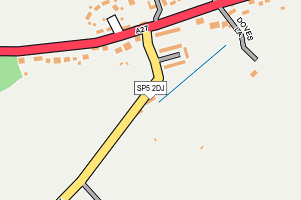SP5 2DJ map - OS OpenMap – Local (Ordnance Survey) SP5 2DJ map - OS OpenMap – Local (Ordnance Survey)