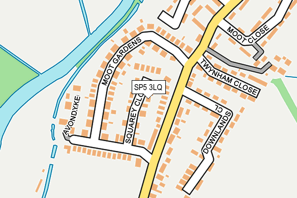 SP5 3LQ map - OS OpenMap – Local (Ordnance Survey) SP5 3LQ map - OS OpenMap – Local (Ordnance Survey)