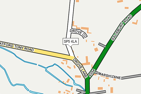 SP5 4LA map - OS OpenMap – Local (Ordnance Survey) SP5 4LA map - OS OpenMap – Local (Ordnance Survey)
