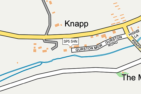 SP5 5HN map - OS OpenMap – Local (Ordnance Survey) SP5 5HN map - OS OpenMap – Local (Ordnance Survey)