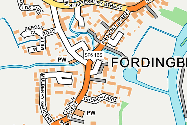 SP6 1BS map - OS OpenMap – Local (Ordnance Survey) SP6 1BS map - OS OpenMap – Local (Ordnance Survey)