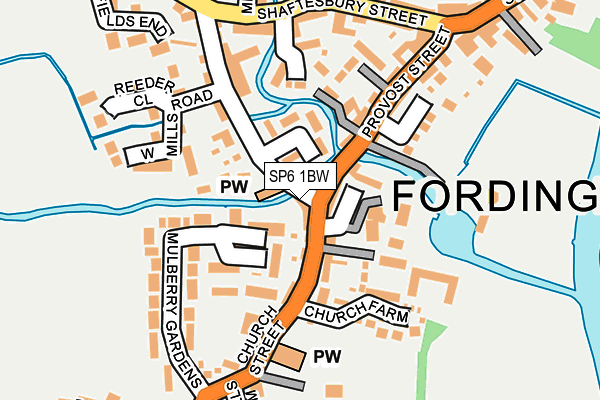 SP6 1BW map - OS OpenMap – Local (Ordnance Survey) SP6 1BW map - OS OpenMap – Local (Ordnance Survey)