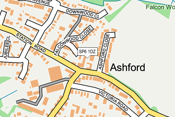 SP6 1DZ map - OS OpenMap – Local (Ordnance Survey) SP6 1DZ map - OS OpenMap – Local (Ordnance Survey)