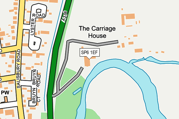 SP6 1EF map - OS OpenMap – Local (Ordnance Survey) SP6 1EF map - OS OpenMap – Local (Ordnance Survey)
