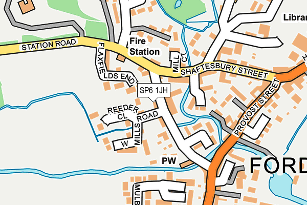 SP6 1JH map - OS OpenMap – Local (Ordnance Survey) SP6 1JH map - OS OpenMap – Local (Ordnance Survey)