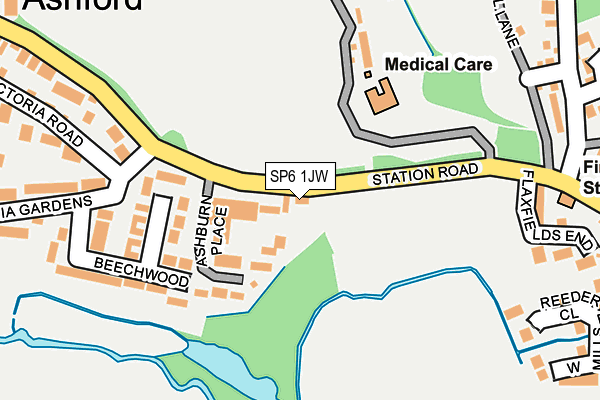 SP6 1JW map - OS OpenMap – Local (Ordnance Survey) SP6 1JW map - OS OpenMap – Local (Ordnance Survey)