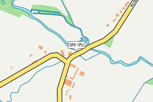SP6 1PU map - OS OpenMap – Local (Ordnance Survey) SP6 1PU map - OS OpenMap – Local (Ordnance Survey)