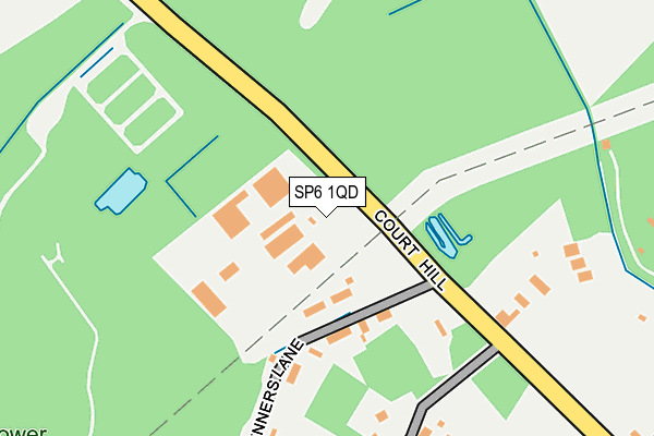 SP6 1QD map - OS OpenMap – Local (Ordnance Survey) SP6 1QD map - OS OpenMap – Local (Ordnance Survey)
