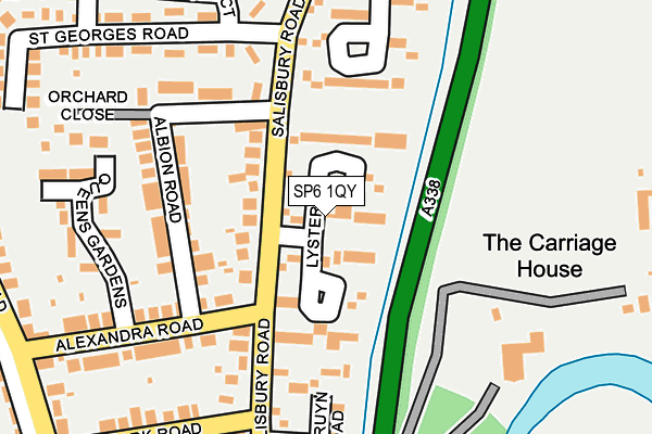 SP6 1QY map - OS OpenMap – Local (Ordnance Survey) SP6 1QY map - OS OpenMap – Local (Ordnance Survey)