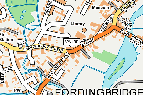SP6 1RP map - OS OpenMap – Local (Ordnance Survey) SP6 1RP map - OS OpenMap – Local (Ordnance Survey)