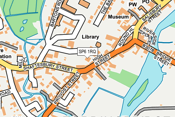 SP6 1RQ map - OS OpenMap – Local (Ordnance Survey) SP6 1RQ map - OS OpenMap – Local (Ordnance Survey)
