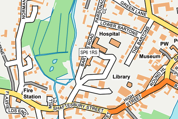 SP6 1RS map - OS OpenMap – Local (Ordnance Survey) SP6 1RS map - OS OpenMap – Local (Ordnance Survey)
