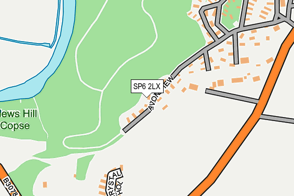 SP6 2LX map - OS OpenMap – Local (Ordnance Survey) SP6 2LX map - OS OpenMap – Local (Ordnance Survey)