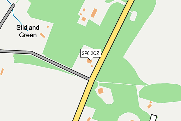 SP6 2QZ map - OS OpenMap – Local (Ordnance Survey) SP6 2QZ map - OS OpenMap – Local (Ordnance Survey)