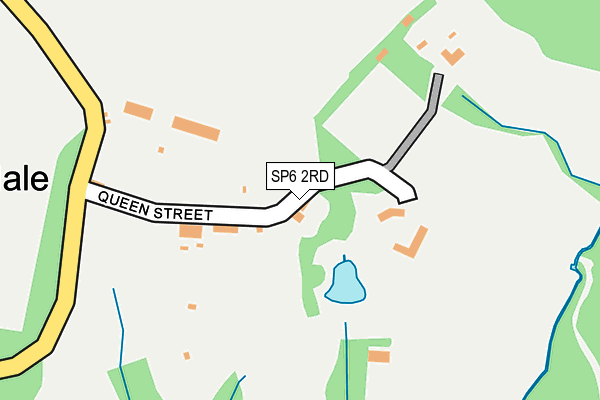 SP6 2RD map - OS OpenMap – Local (Ordnance Survey) SP6 2RD map - OS OpenMap – Local (Ordnance Survey)