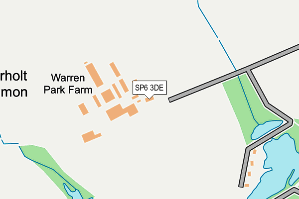 SP6 3DE map - OS OpenMap – Local (Ordnance Survey) SP6 3DE map - OS OpenMap – Local (Ordnance Survey)