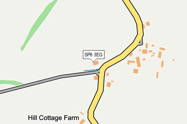 SP6 3EG map - OS OpenMap – Local (Ordnance Survey) SP6 3EG map - OS OpenMap – Local (Ordnance Survey)