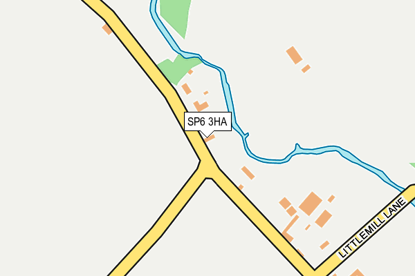 SP6 3HA map - OS OpenMap – Local (Ordnance Survey) SP6 3HA map - OS OpenMap – Local (Ordnance Survey)