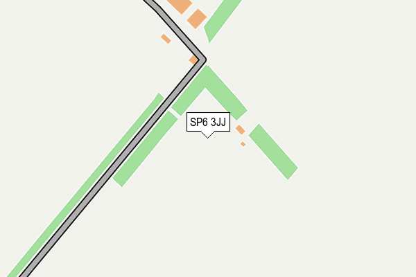 SP6 3JJ map - OS OpenMap – Local (Ordnance Survey) SP6 3JJ map - OS OpenMap – Local (Ordnance Survey)