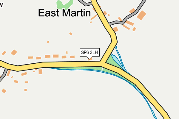 SP6 3LH map - OS OpenMap – Local (Ordnance Survey) SP6 3LH map - OS OpenMap – Local (Ordnance Survey)