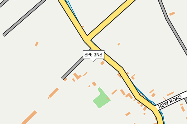 SP6 3NS map - OS OpenMap – Local (Ordnance Survey) SP6 3NS map - OS OpenMap – Local (Ordnance Survey)