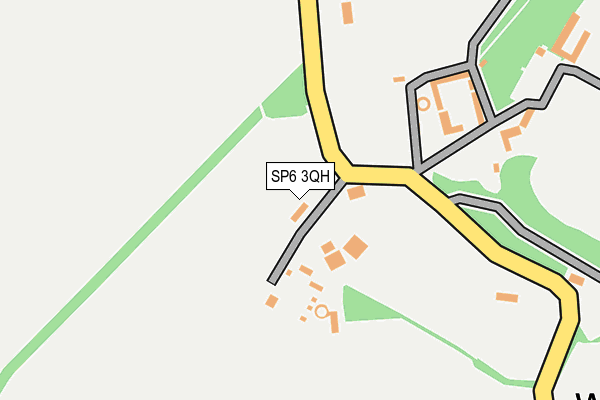 SP6 3QH map - OS OpenMap – Local (Ordnance Survey) SP6 3QH map - OS OpenMap – Local (Ordnance Survey)