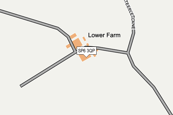 SP6 3QP map - OS OpenMap – Local (Ordnance Survey) SP6 3QP map - OS OpenMap – Local (Ordnance Survey)