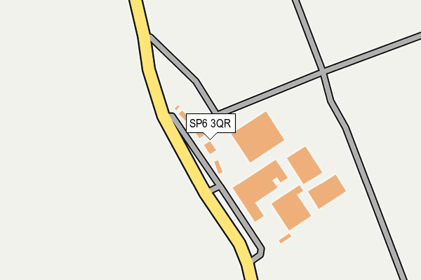 SP6 3QR map - OS OpenMap – Local (Ordnance Survey) SP6 3QR map - OS OpenMap – Local (Ordnance Survey)
