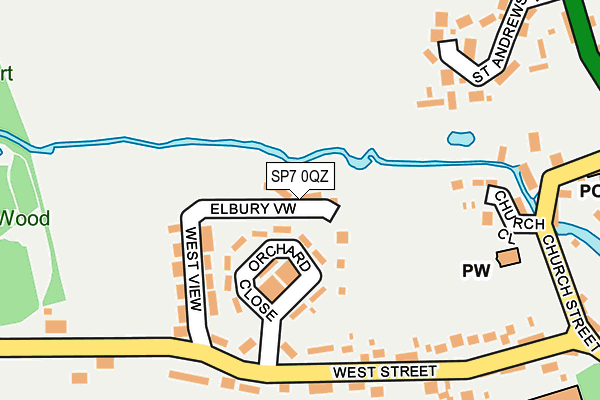 SP7 0QZ map - OS OpenMap – Local (Ordnance Survey) SP7 0QZ map - OS OpenMap – Local (Ordnance Survey)
