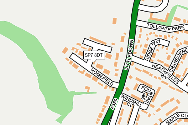 SP7 8DT map - OS OpenMap – Local (Ordnance Survey) SP7 8DT map - OS OpenMap – Local (Ordnance Survey)