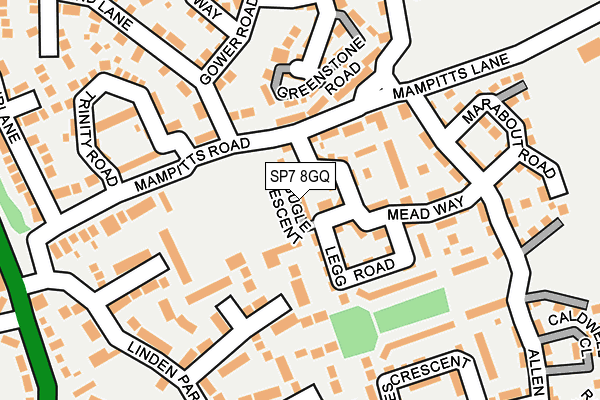 SP7 8GQ map - OS OpenMap – Local (Ordnance Survey) SP7 8GQ map - OS OpenMap – Local (Ordnance Survey)