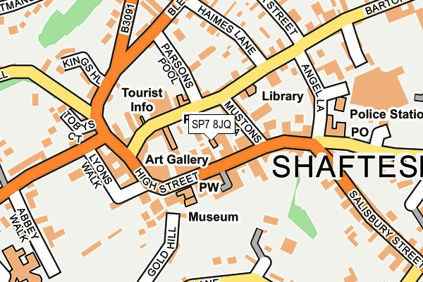 SP7 8JQ map - OS OpenMap – Local (Ordnance Survey) SP7 8JQ map - OS OpenMap – Local (Ordnance Survey)