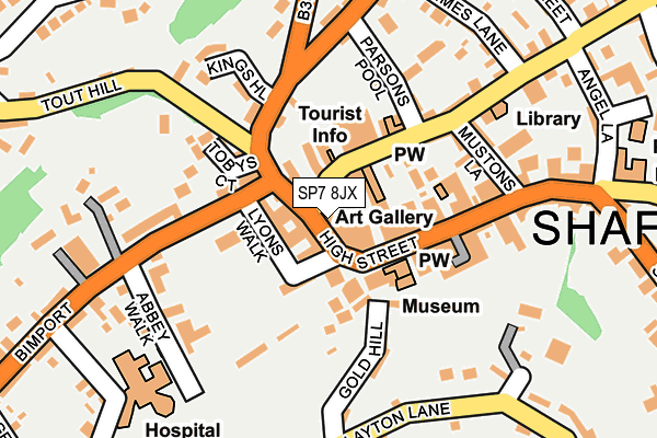 SP7 8JX map - OS OpenMap – Local (Ordnance Survey) SP7 8JX map - OS OpenMap – Local (Ordnance Survey)