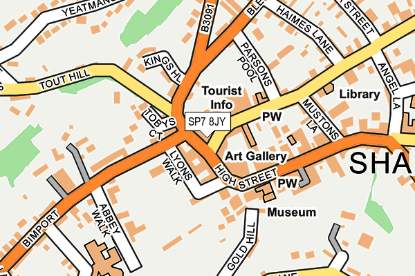 SP7 8JY map - OS OpenMap – Local (Ordnance Survey) SP7 8JY map - OS OpenMap – Local (Ordnance Survey)