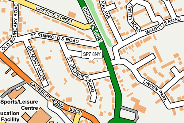 SP7 8NY map - OS OpenMap – Local (Ordnance Survey) SP7 8NY map - OS OpenMap – Local (Ordnance Survey)