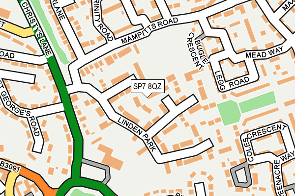 SP7 8QZ map - OS OpenMap – Local (Ordnance Survey) SP7 8QZ map - OS OpenMap – Local (Ordnance Survey)