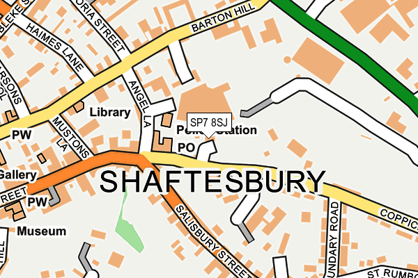 SP7 8SJ map - OS OpenMap – Local (Ordnance Survey) SP7 8SJ map - OS OpenMap – Local (Ordnance Survey)