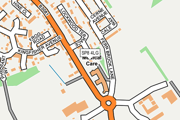 SP8 4LG map - OS OpenMap – Local (Ordnance Survey) SP8 4LG map - OS OpenMap – Local (Ordnance Survey)