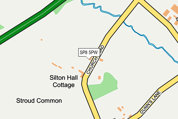 SP8 5PW map - OS OpenMap – Local (Ordnance Survey) SP8 5PW map - OS OpenMap – Local (Ordnance Survey)