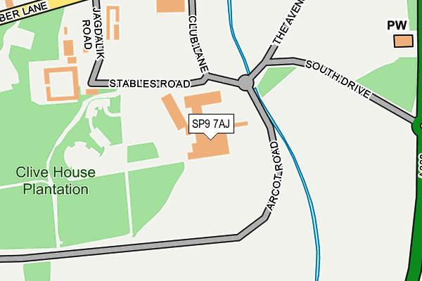 SP9 7AJ map - OS OpenMap – Local (Ordnance Survey) SP9 7AJ map - OS OpenMap – Local (Ordnance Survey)