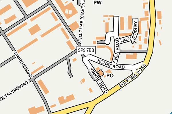 SP9 7BB map - OS OpenMap – Local (Ordnance Survey) SP9 7BB map - OS OpenMap – Local (Ordnance Survey)