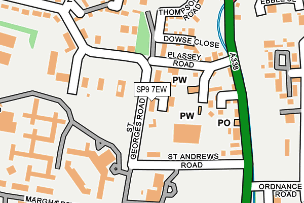 SP9 7EW map - OS OpenMap – Local (Ordnance Survey) SP9 7EW map - OS OpenMap – Local (Ordnance Survey)
